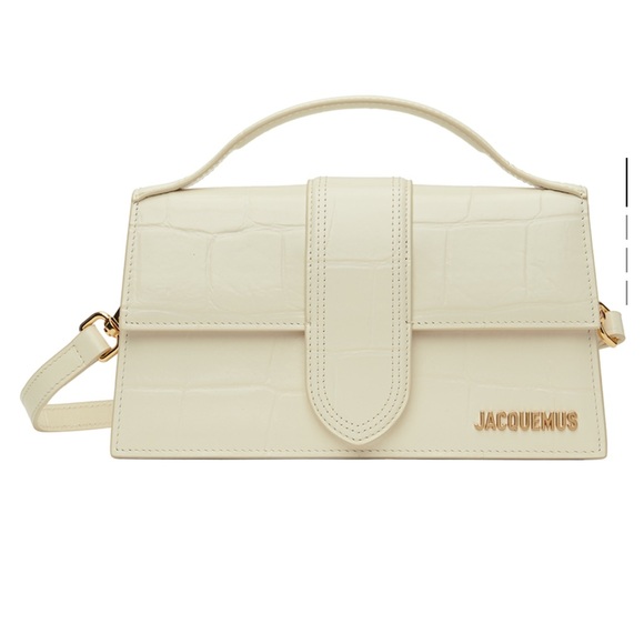 jacquemus off-white les sculptures 'le grand bambino' bag - Picture 1 of 11